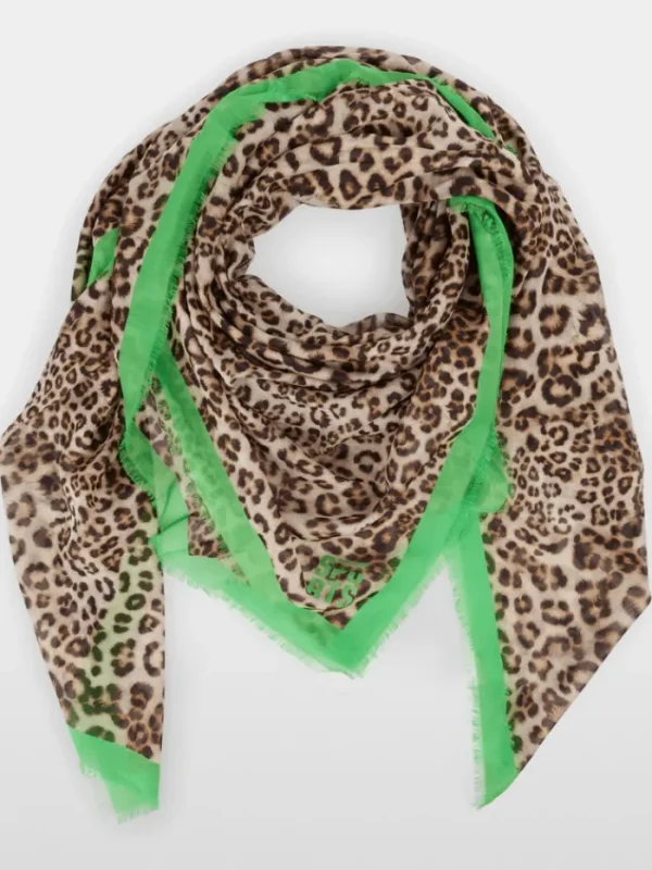 Marc Cain Sports Scarves & Gloves | Gifts Under £250^Lightweight Scarf With Leopard Print YS B1.09 Z13 COL