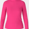 Marc Cain Sports Knitwear | Gifts Under £100^Long Sleeved Turtleneck Top In Pink XS 48.18 J18 Col
