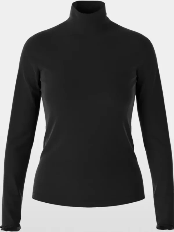 Marc Cain Sports Tops | Gifts Under £100^Long Sleeved Turtleneck Top In Black XS 48.18 J18 Col