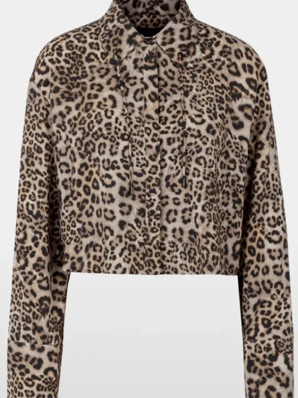 Marc Cain Sports Denim | Tops^Rethink Together Oversized Blouse In Leopard Print YS