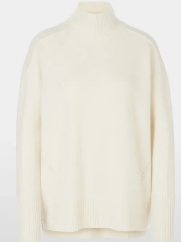 Marc Cain Sports Knitwear | Luxury Gifts^Rethink Together Turtleneck Jumper In Off White XS 41