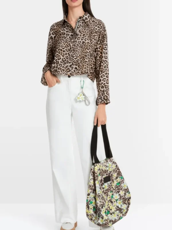 Marc Cain Sports Denim | Tops^Rethink Together Oversized Blouse In Leopard Print YS