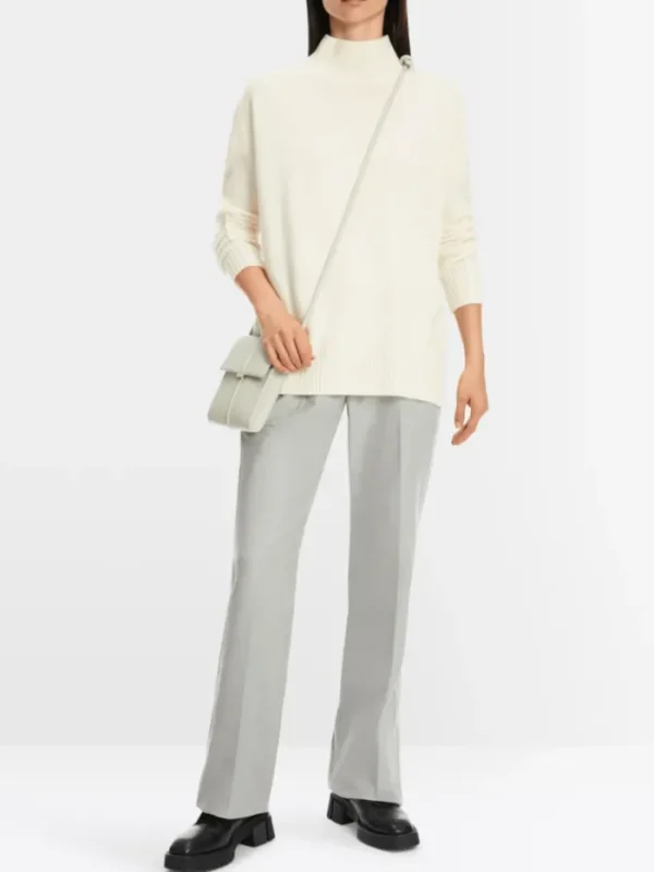 Marc Cain Sports Knitwear | Luxury Gifts^Rethink Together Turtleneck Jumper In Off White XS 41