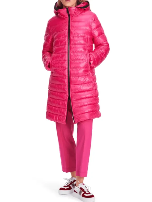 Marc Cain Sports Coats And Jackets | Puffers And Gilets^Rethink Together Padded Coat In Dragon Fruit XS 11.05