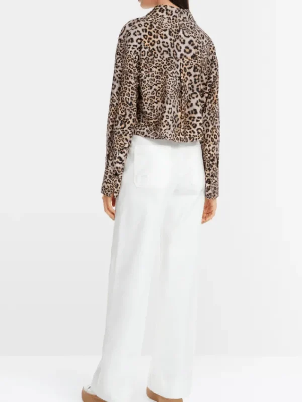 Marc Cain Sports Denim | Tops^Rethink Together Oversized Blouse In Leopard Print YS