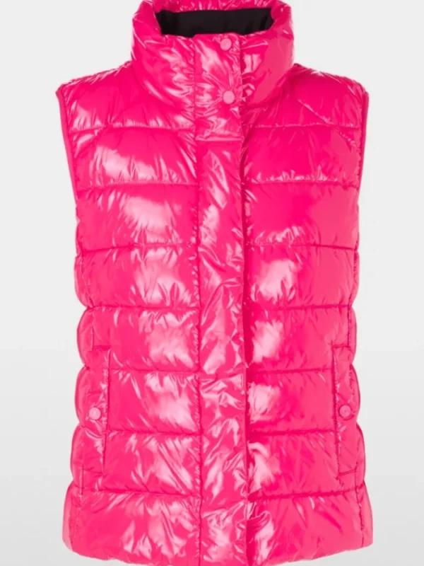 Marc Cain Sports Coats And Jackets | Puffers And Gilets^Shiny Quilted Gilet XS 37.03 W36 Col 244