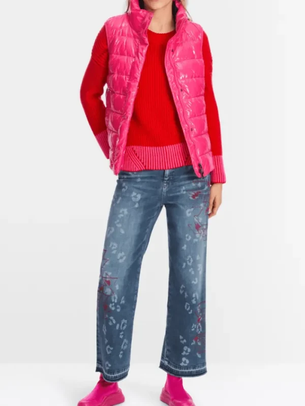 Marc Cain Sports Coats And Jackets | Puffers And Gilets^Shiny Quilted Gilet XS 37.03 W36 Col 244