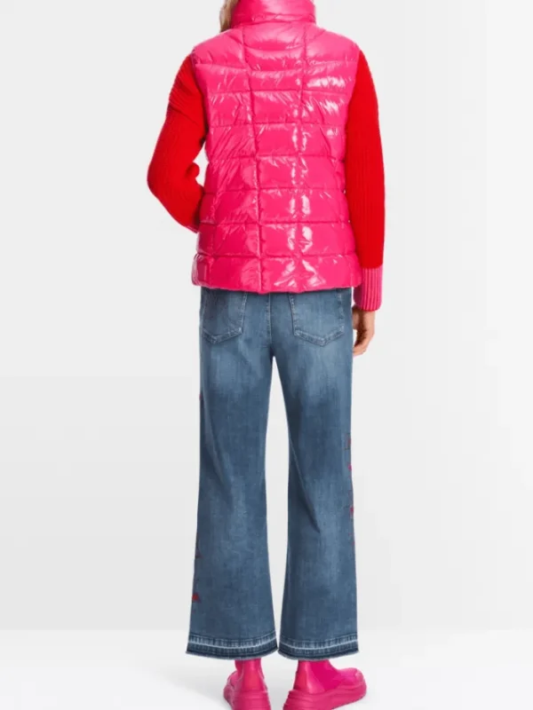 Marc Cain Sports Coats And Jackets | Puffers And Gilets^Shiny Quilted Gilet XS 37.03 W36 Col 244