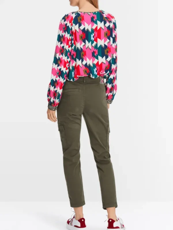 Marc Cain Sports Trousers | Gifts Under £250^SILEA Olive Cargo Trousers XS 81.19 W20 COL 595