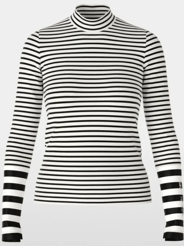 Marc Cain Sports Tops | Gifts Under £250^Striped Long Sleeved Top XS 48.17 J23 COL 190