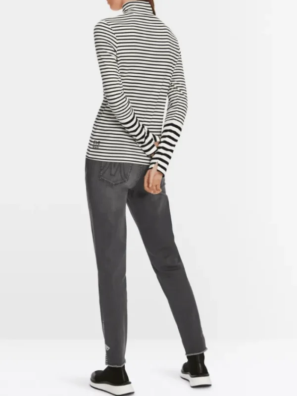 Marc Cain Sports Tops | Gifts Under £250^Striped Long Sleeved Top XS 48.17 J23 COL 190