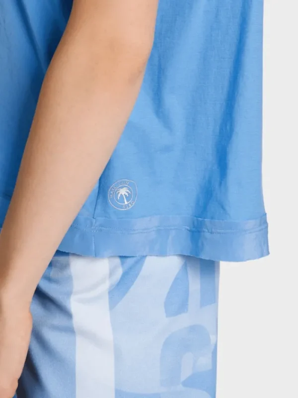 Marc Cain Sports Sweatshirts And T-Shirts | Tops^Top In Bright Azure WS 55.07 J67 COL 363