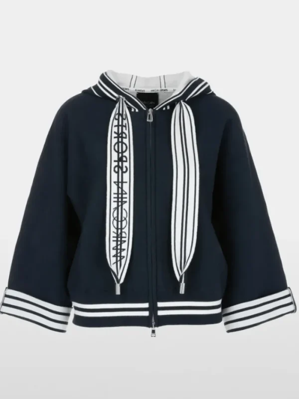 Marc Cain Sports Coats And Jackets | Sweatshirts And T-Shirts^Women's Cardigan Jacket With Hood YS 39.05 M57 Col 39