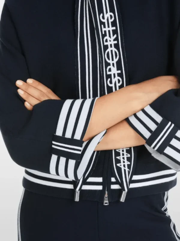 Marc Cain Sports Coats And Jackets | Sweatshirts And T-Shirts^Women's Cardigan Jacket With Hood YS 39.05 M57 Col 39
