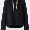 Marc Cain Sports Knitwear | Luxury Gifts^Women's Elegant Navy Sweatshirt In A-Line YS 44.04 J0
