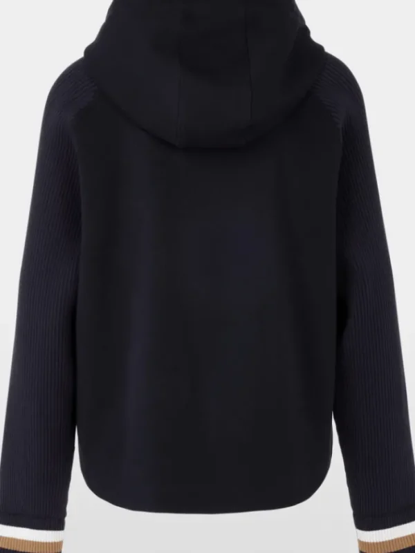 Marc Cain Sports Knitwear | Luxury Gifts^Women's Elegant Navy Sweatshirt In A-Line YS 44.04 J0
