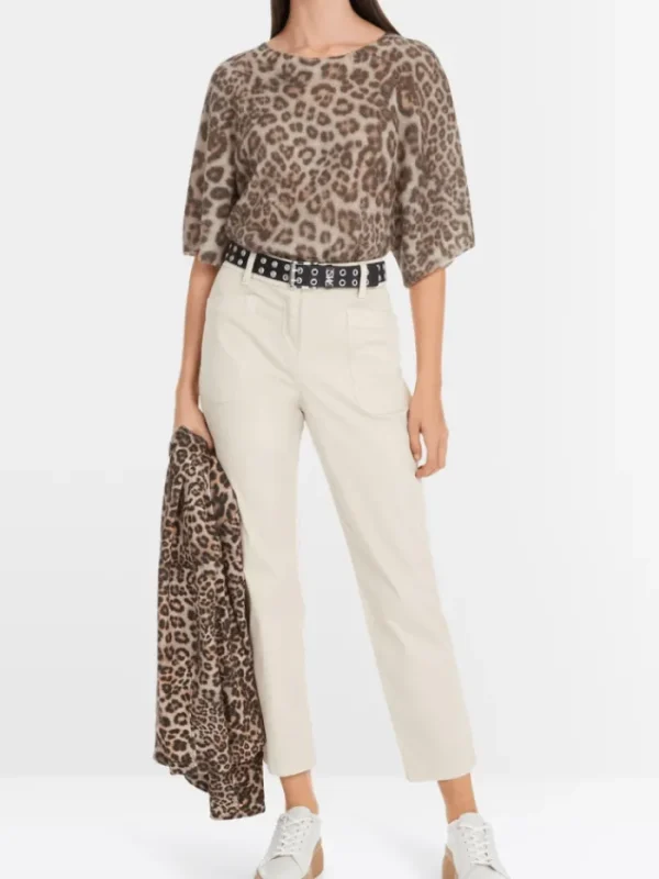 Marc Cain Sports Trousers | Gifts Under £250^Women's FRANCA Feminine Fit Trousers In Stone YS 81.3