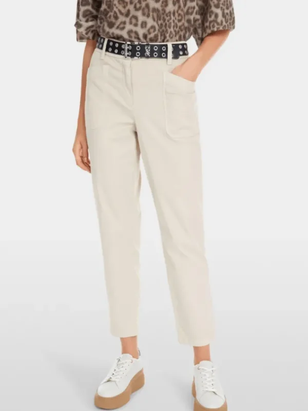 Marc Cain Sports Trousers | Gifts Under £250^Women's FRANCA Feminine Fit Trousers In Stone YS 81.3