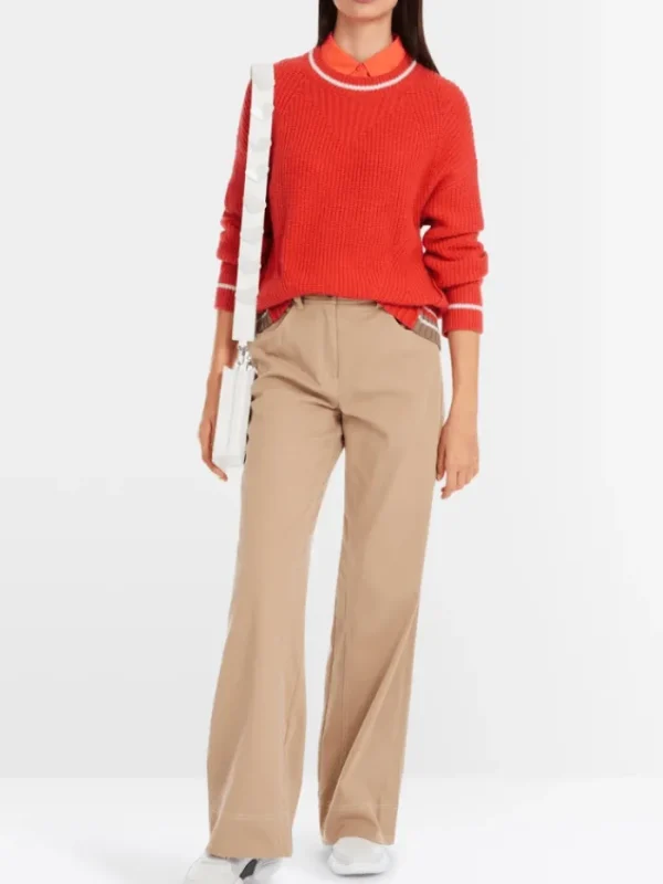 Marc Cain Sports Knitwear | Luxury Gifts^Women's Knitted Jumper In Campari YS 41.08 M19 COL 27