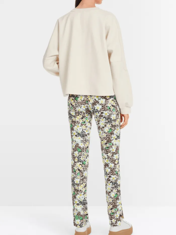 marc_cain_sports_womens_k_3-1.webp Marc Cain Sports Knitwear | Loungewear^Women's Kimono Style Sweatshirt In Soft Stone YS 44.0