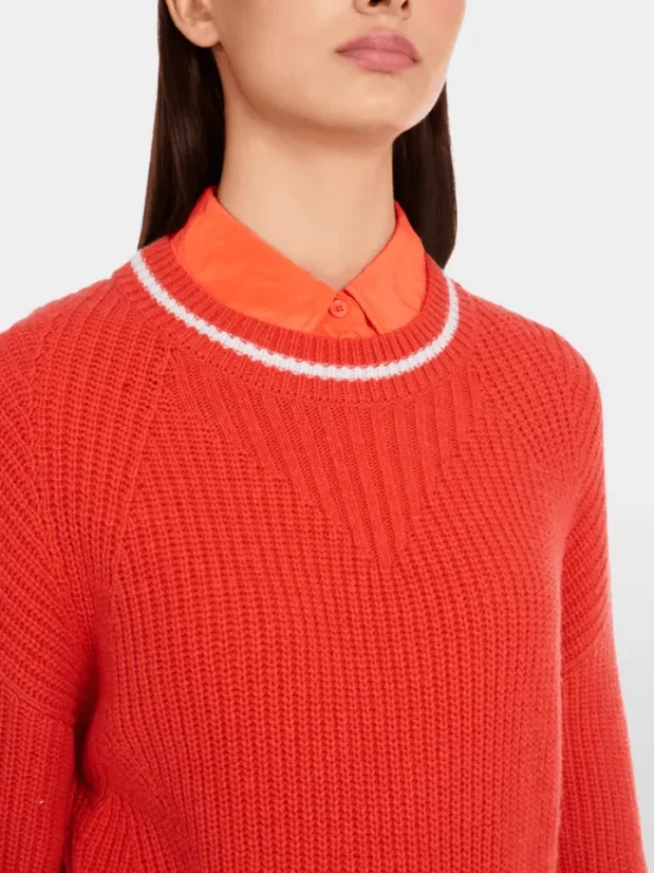 Marc Cain Sports Knitwear | Luxury Gifts^Women's Knitted Jumper In Campari YS 41.08 M19 COL 27