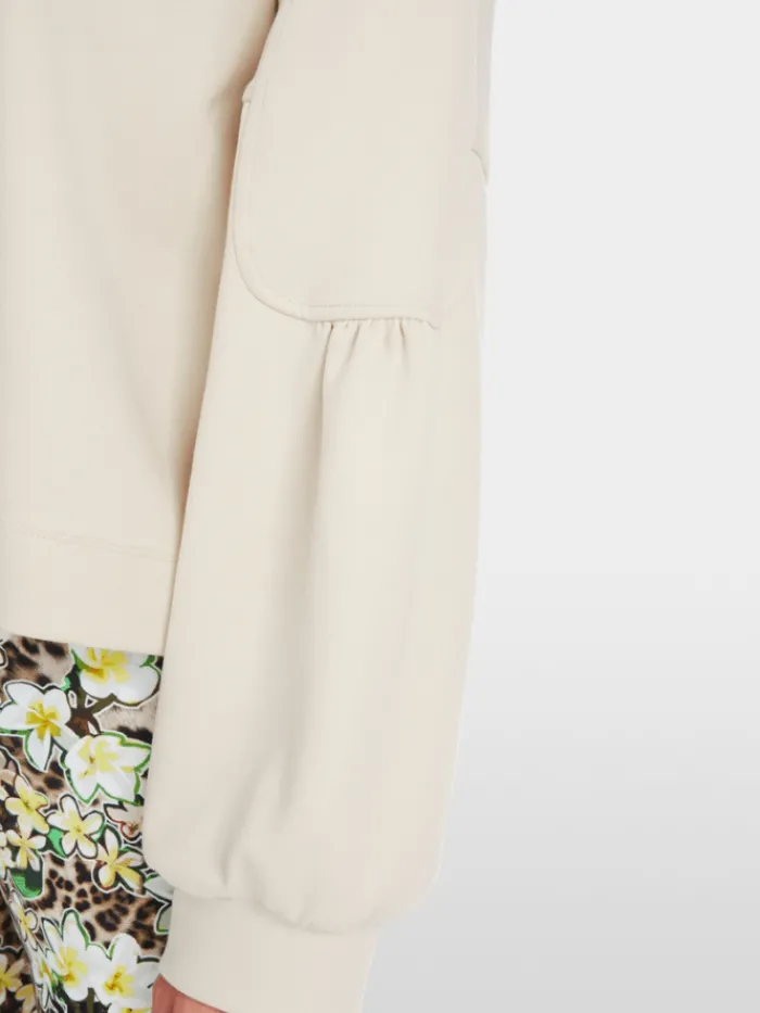 marc_cain_sports_womens_k_5-1.webp Marc Cain Sports Knitwear | Loungewear^Women's Kimono Style Sweatshirt In Soft Stone YS 44.0