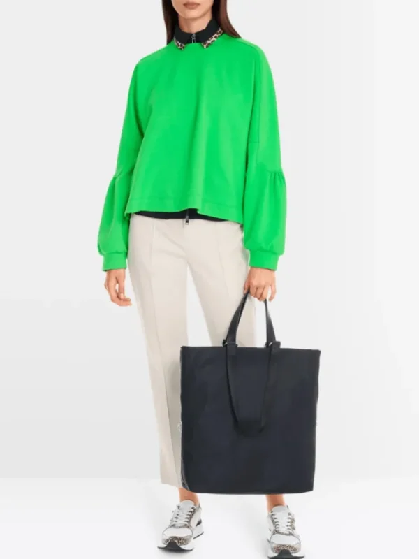 Marc Cain Sports Loungewear | Sweatshirts And T-Shirts^Women's Kimono Style Sweatshirt In Apple Green YS 44.