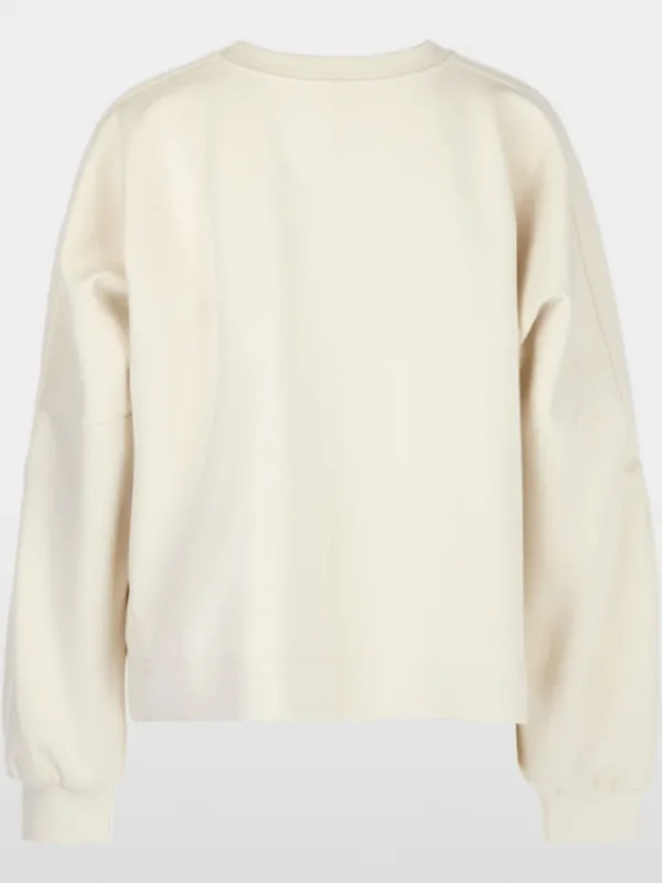 Marc Cain Sports Knitwear | Loungewear^Women's Kimono Style Sweatshirt In Soft Stone YS 44.0