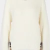 Marc Cain Sports Knitwear | Luxury Gifts^Women's Off White Knitted Jumper YS 41.08 M19 COL 110