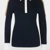 Marc Cain Sports Tops | Gifts Under £250^Women's Polo Shirt Top With Colour Blocking YS 53.11