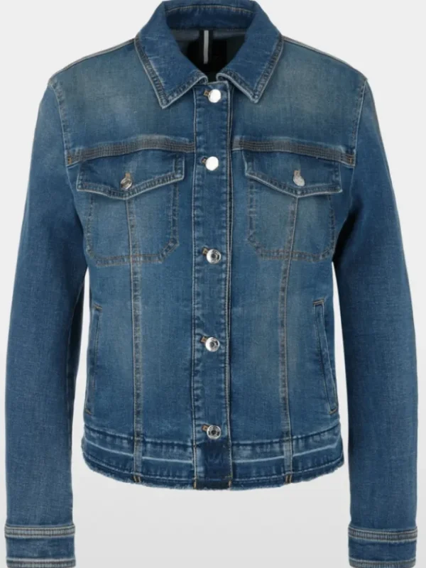 Marc Cain Sports Coats And Jackets | Denim^Women's "Rethink Together" Blue Denim Jacket YS 31.08