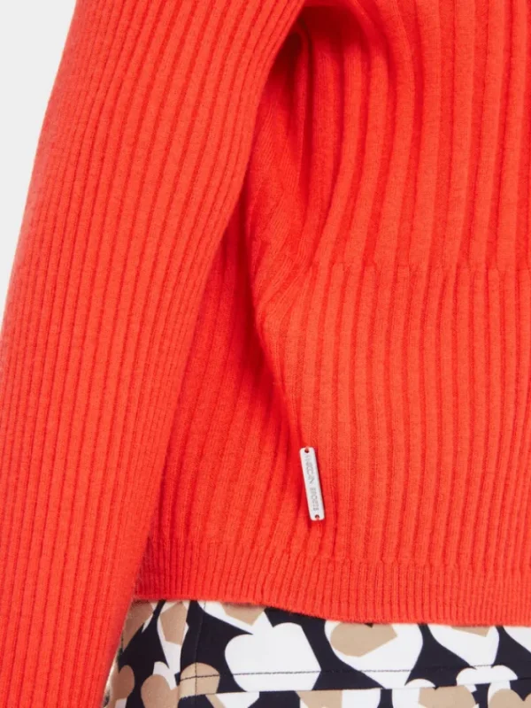 Marc Cain Sports Knitwear | Gifts Under £250^Women's "Rethink Together" V Neck Jumper In Campari O