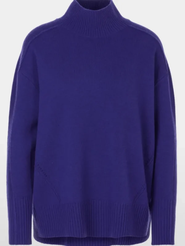 Marc Cain Sports Knitwear | Luxury Gifts^Women's Rethink Together Turtleneck Jumper In Violet