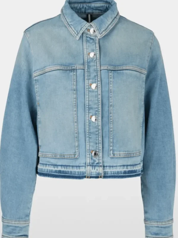 Marc Cain Sports Coats And Jackets | Denim^Women's Rethink Together Blue Wash Denim Jacket YS 31