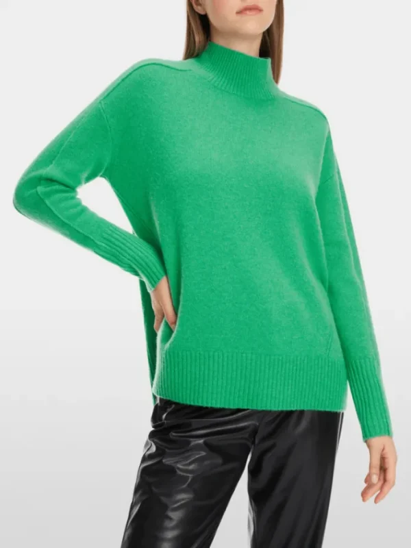 Marc Cain Sports Knitwear | Luxury Gifts^Women's Rethink Together Turtleneck Jumper In Green X