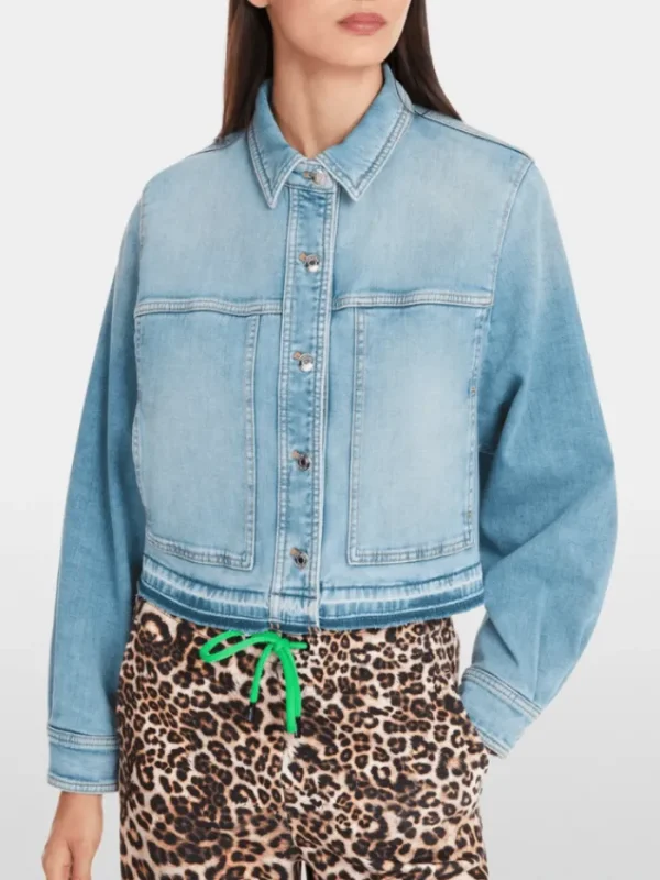 Marc Cain Sports Coats And Jackets | Denim^Women's Rethink Together Blue Wash Denim Jacket YS 31