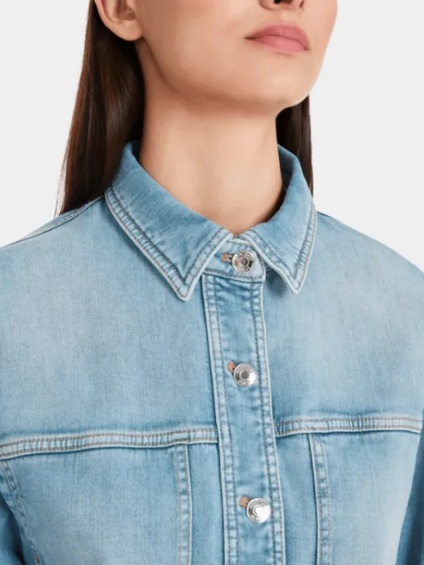 Marc Cain Sports Coats And Jackets | Denim^Women's Rethink Together Blue Wash Denim Jacket YS 31