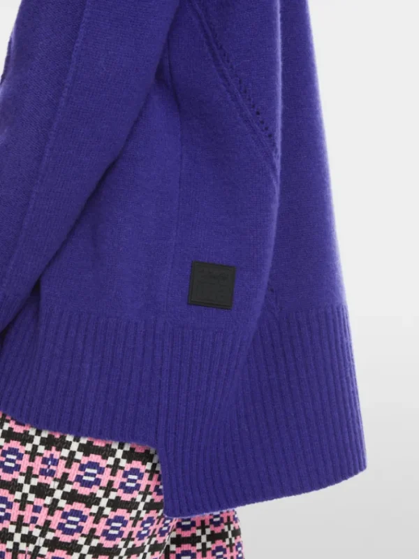 Marc Cain Sports Knitwear | Luxury Gifts^Women's Rethink Together Turtleneck Jumper In Violet