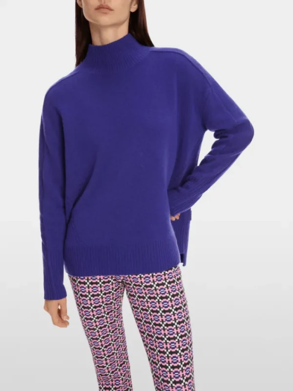 Marc Cain Sports Knitwear | Luxury Gifts^Women's Rethink Together Turtleneck Jumper In Violet