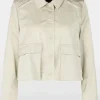 Marc Cain Sports Coats And Jackets | Luxury Gifts^Women's Soft Flowing A-Line Jacket In Stone YS 31.01