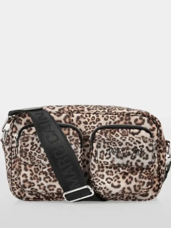 Marc Cain Sports Bags | Gifts Under £250^Women's Shoulder Bag With Leopard Print YS TI.02 Z04