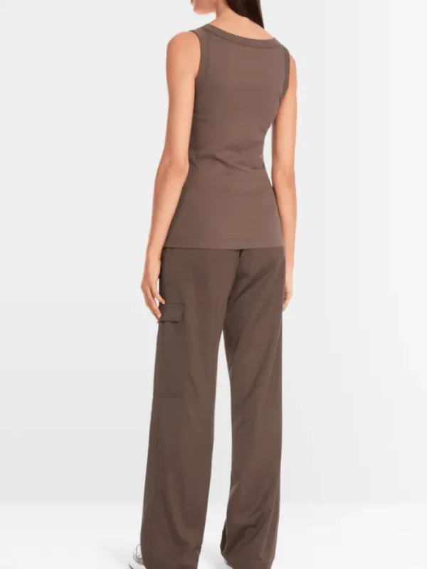 Marc Cain Sports Tops | Gifts Under £100^Women's Sleeveless Top In Cotton Rib YS 61.25 J50 COL