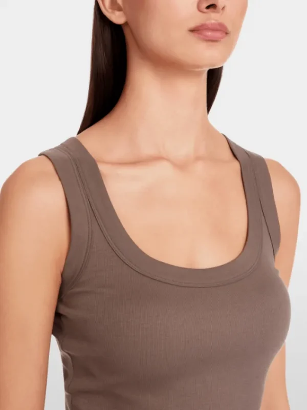 Marc Cain Sports Tops | Gifts Under £100^Women's Sleeveless Top In Cotton Rib YS 61.25 J50 COL