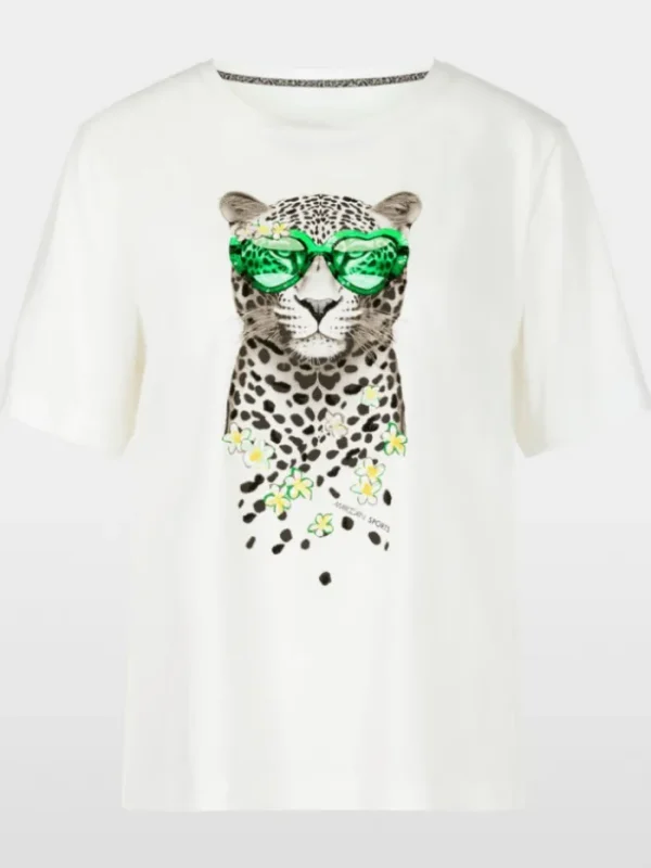 Marc Cain Sports Tops | T-Shirts^Women's T Shirt In Pure Cotton With Print YS 48.20 J2