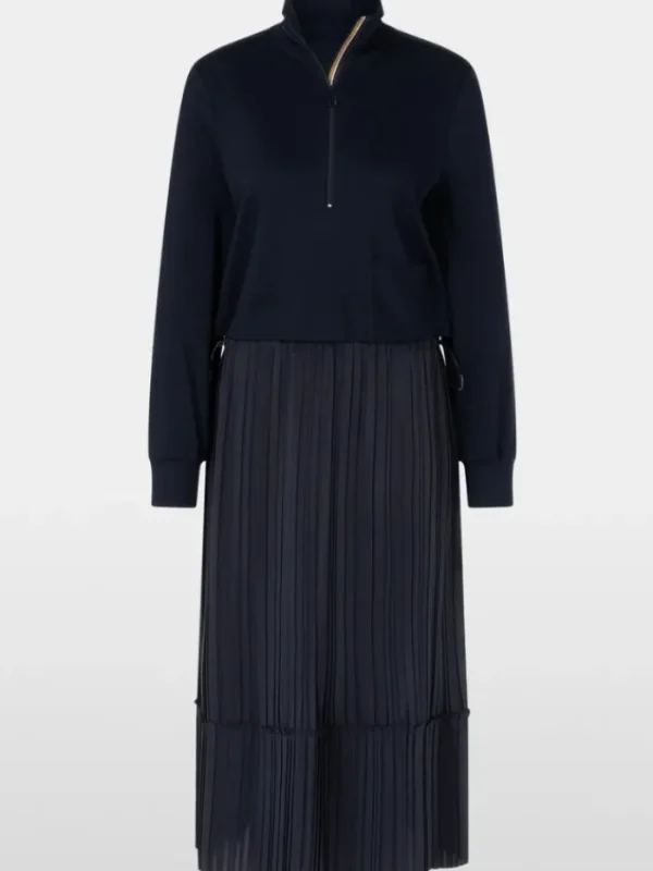 Marc Cain Sports Dresses | Luxury Gifts^Women's Two-In-One Midi Dress With Pleated Skirt YS 2