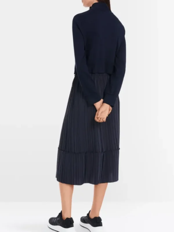 Marc Cain Sports Dresses | Luxury Gifts^Women's Two-In-One Midi Dress With Pleated Skirt YS 2