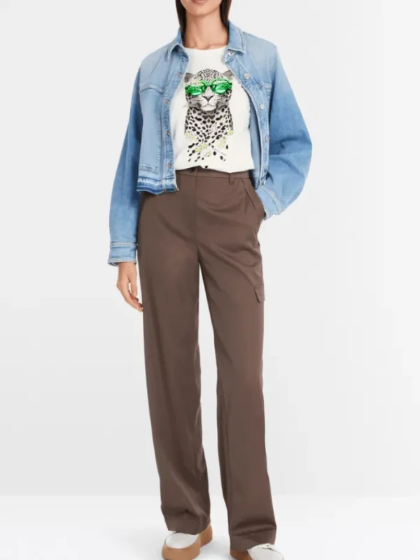 Marc Cain Sports Tops | T-Shirts^Women's T Shirt In Pure Cotton With Print YS 48.20 J2