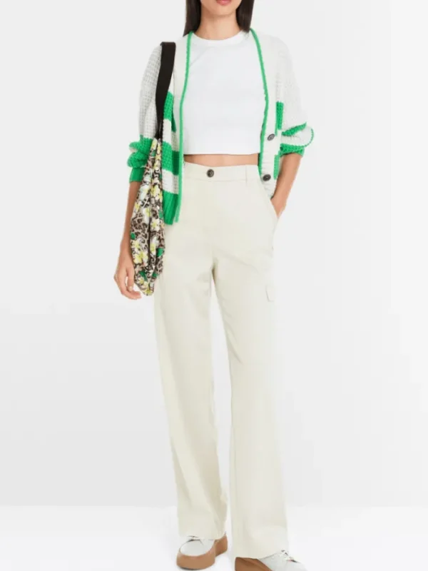 Marc Cain Sports Trousers | Luxury Gifts^Women's WIGAN Puddle Trousers In Stone YS 81.16 W31 C