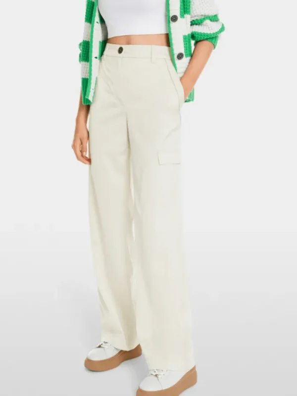 Marc Cain Sports Trousers | Luxury Gifts^Women's WIGAN Puddle Trousers In Stone YS 81.16 W31 C