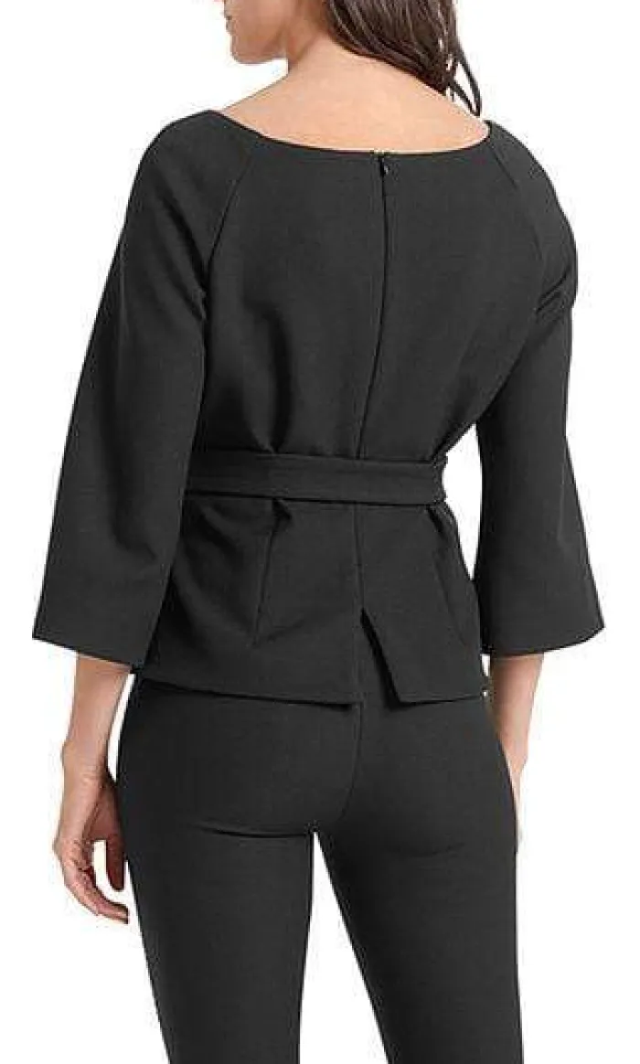 marc_cain_ss_collections__2.webp Marc Cain Collections Tops | Gifts Under £100^Marc Cain SS Collections Blouse with Glittering Buttons Black PC 51.25